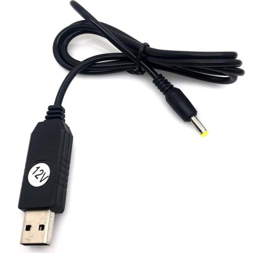 USB DC 5V to DC 12V Step Up Cable Module USB Power Boost Line Step Up Module Converter Adapter Cable 3.5*1.35mm Plug