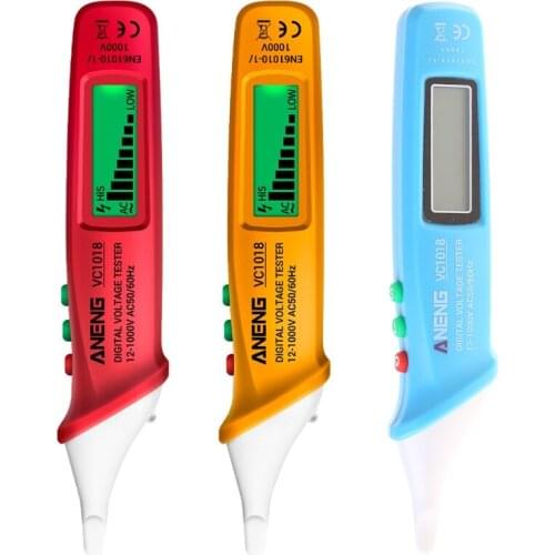 VC1018 Electric Tester Pen Digital Intelligent AC Voltage Meter 1000V Voltmeter Buzzer Detector For Electric Tool