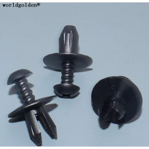 Worldgolden 100pcs plastic clip Bumper Fender Radiator Grille Retainer for benz MBZ#A1269900392