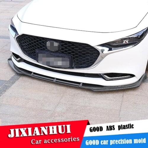 For Mazda3 Axela Body kit spoiler 2020-2021 For Mazda 3 Axela ABS Rear lip rear spoiler front Bumper Diffuser Bumpers Protector