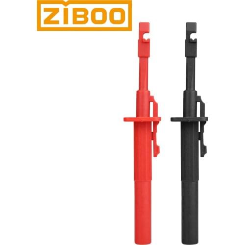 ZIBOO ZB-T13 Insulation Piercing Probes Test Clip Set,Nickel Plated Safety,for Car Circuit Detection, Power,Industry