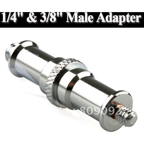 1/4" & 3/8" Male Threaded Screw Adapter Spigot Stud for SLR cameras accessories