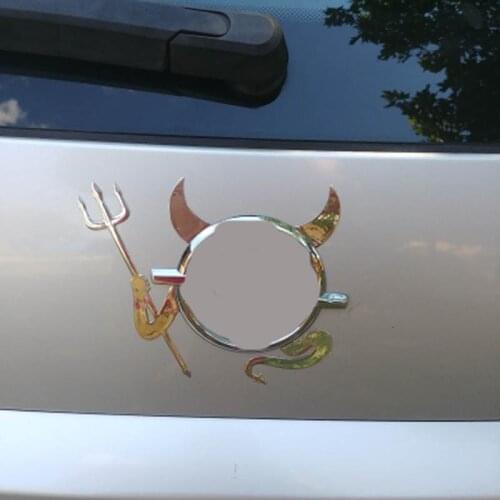 1pc Cute 3D Devil Style Demon Car Stickers for Volkswagen POLO Tiguan Passat Golf EOS Scirocco Bora Lavida Touran