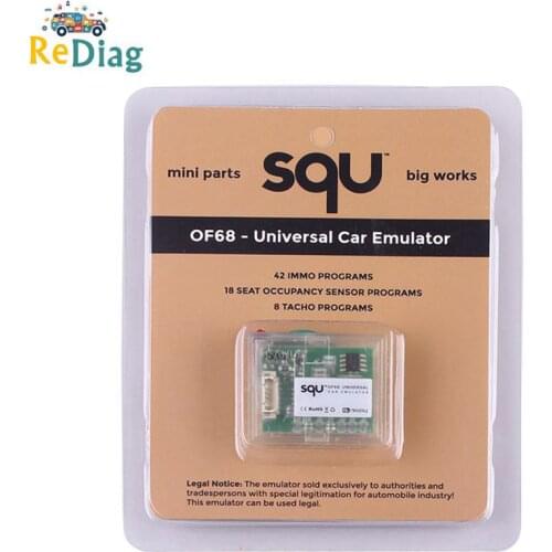 10PCS SQU OF68 Immo Programs Universal Car Emulator For Tacho Programs For Seat Occupancy Sensor Programs OF68 Diagnostic Tool