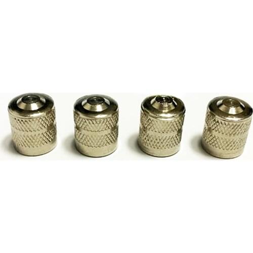 100pcs Metal Tire Valve Caps Brass Valve Dust Covers Schrader Car Tire Valve Stem Covers Tire Wheel Rim Parts Car Accessories