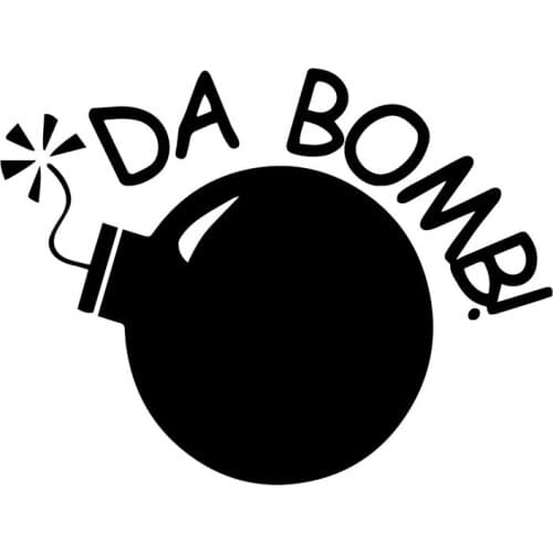 15.9X12CM Da Bomb Vinyl Window Decal Personality Car Sticker Accessories