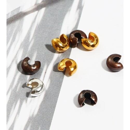 3mm 4mm 5mm 100pcs Magnetic Clasps Metal Clasps With Lobster Clasp For DIY Jewerly Making Handmade Accessories Necklace Bracelet