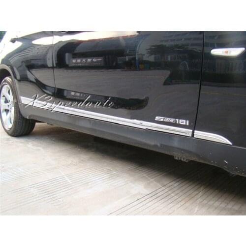 For BMW X1 E84 10-13 Side Door Body Molding Trim Chromed High Quality 6PCS