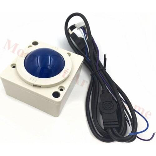 Arcade LED Trackball 2 inch 4.5cm Diameter Round Connector PC Tracking ball mouse design for Classical Game 60 in 1 PCB board
