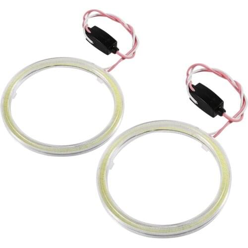 Car Running Headlight LED Angel Eyes Lamp Strips Running Bulbs Halo Ring Canbus White Bright Lights 80MM 120MM Led Accessories