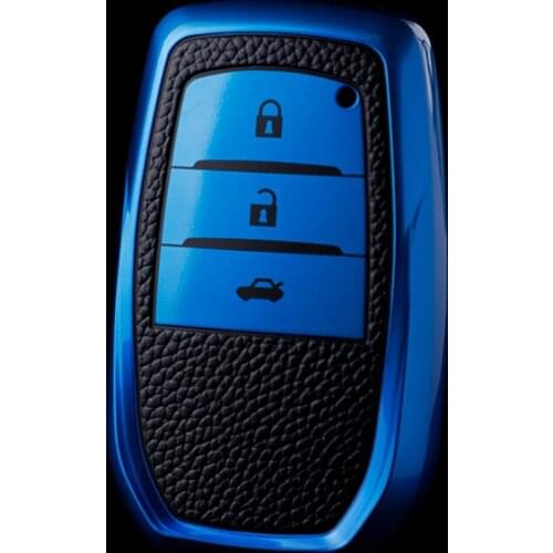 Car Key Cover Case for Toyota TPU Car Full Cover Protection For Toyota Land prado Corolla RAV4 CROWN REIZ Car Accessories