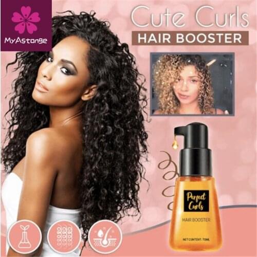 Perfect Cute Curls Hair Booster Curl Defining Styling Enhancing Spray For Curly Wavy Hair
