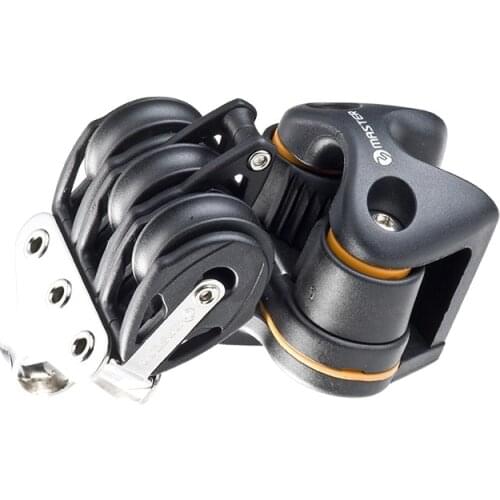 Sailboat Dinghy 22mm 7/8" Triple Angle Fairlead Cleat Becket Block Windrider Block Small Boat Block Master