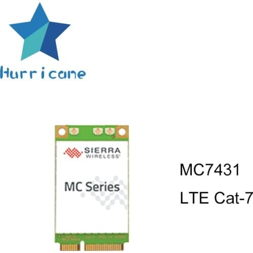 MC7431 Sierra wireless LTE cat-7 module (300 Mbps DL) Cat-13 (150Mbps UL) MINIPCIE for Japan Korea Market