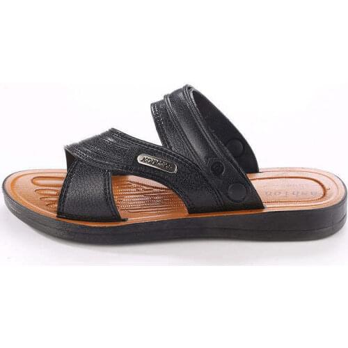 2021 New Summer Mens Sandals Roman Style Slip-on Shallow Casual Flat Shoes High-quality Breathable Suitable for Outdoors Beach