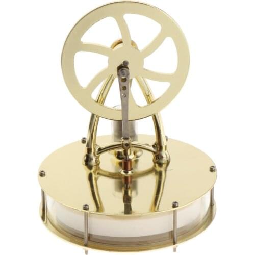 Low Temperature Stainless Steel Stirling Engine Education Toy Model Run Off the