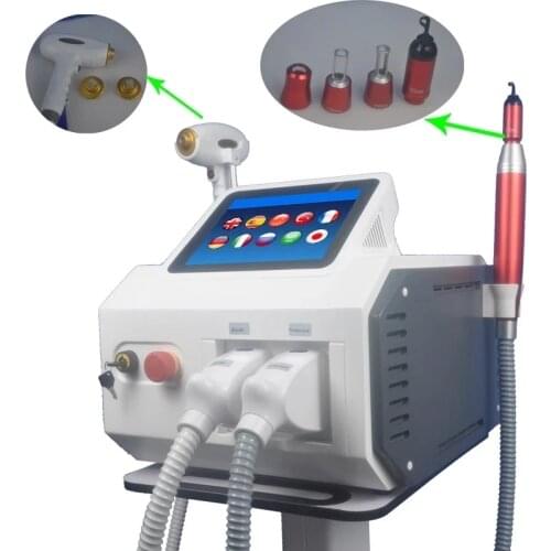 2021 new hot sale 2 in 1 multi-function Beauty Machine high quality diode laser hair removal Tattoo Removal picosecond