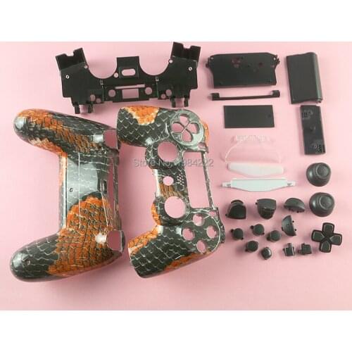 OCGAME high quality Dragon Gamepad Controller Housing Shell W/Buttons Kit for PS4 Handle Cover