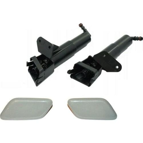 Car Front Headlight Washer Spray Nozzle Headlight Washer Jet Pump with Cover Cap for Toyota Avensis T25 2006 2007 2008