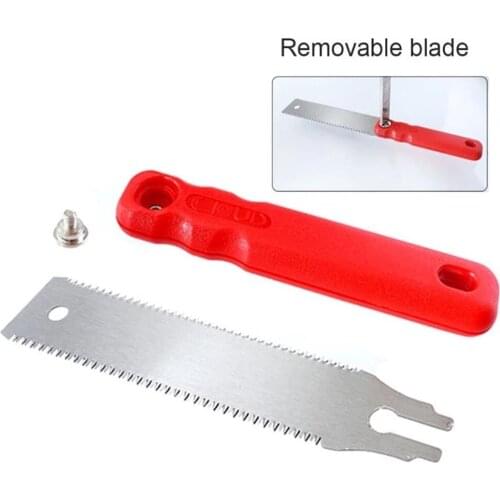300mm Hand Saw Double Edged SK5 Japanese Saw 3-edge Teeth Wood Cutter For Tenon Wood Bamboo Plastic Cutting Woodworking Tool