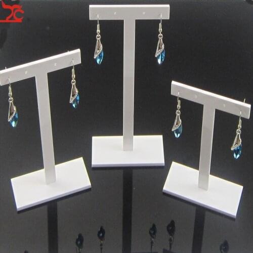 3pcs/Set Acrylic Earrings Display Rack Earrings Jewelry Display Shelf Props Display Rack Earring Holder Jewelry Stand