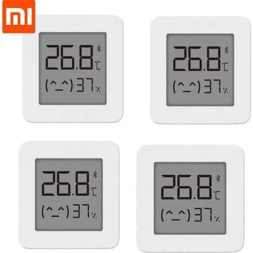 Original XIAOMI Mijia Bluetooth Thermometer 2 Wireless Smart Electric Digital Hygrometer Thermometer Work with Mijia APP