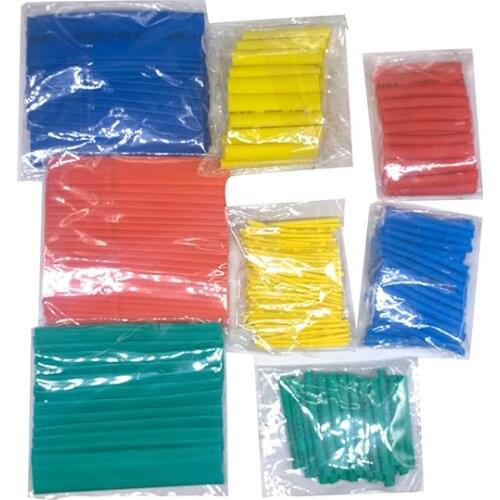 260 Flame Retardant 2:1 Heat Shrinkable Tubes Color Shrink Waterproof Cable Sleeve Anticorrosive Insulating Wrap Wire Repair