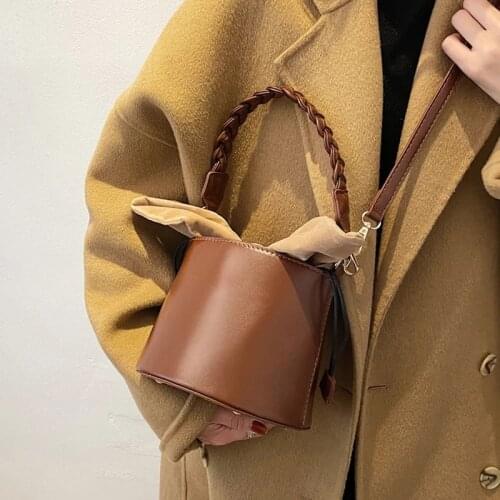 High Quality PU Leather Women Shoulder Bag 2021 Winter Brand Designer Womens Crossbody Handbags and Purses Girls Hand Totes Bag