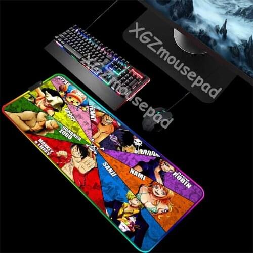 XGZ a RGB animated mouse pad player large LED backlight mouse pad USB keyboard colorful desktop mouse pad PC Laptop desktop pad
