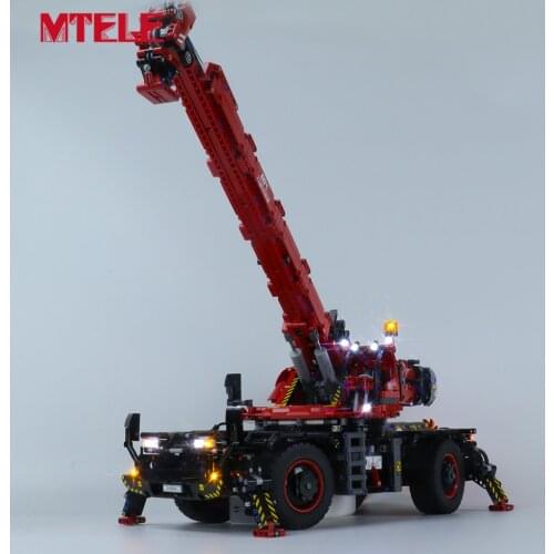 MTELE Brand LED Light Up Kit For 42082 Technic Series Rough Terrain Crane