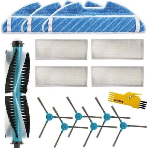 Replacement Parts For Cecotec Conga 1490 1590 Main Brush HEPA Filter Robot Vacuum Cleaner Accessories kit Side Brush Mop Cloths