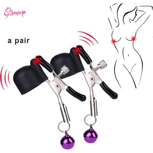 Flirting Nipple Clamps Couples Adult Games BDSM Tools Nipple Clips for Women Slave BDSM Breast Clover Clamps Adult Sex Products