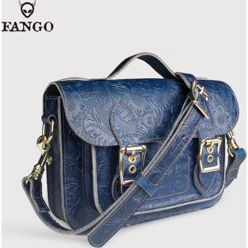 Genuine Leather Women Shoulder Bags Retro Flap Female Tote Casual Messenger Bags Crossbody Bags With Leather Strap