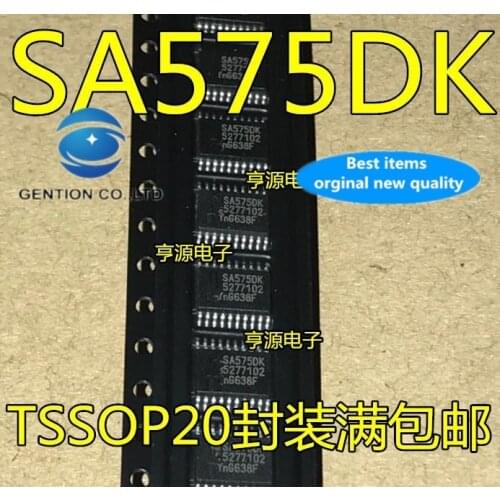 10PCS SA575 SA575DK TSSOP20 foot voice IC in stock 100% new and original
