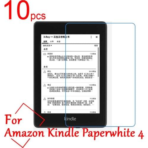10pcs Ultra Clear/Matte/Nano anti-Explosion LCD Screen Protector Cover For Amazon Kindle Paperwhite 4 2018 New Protective Film