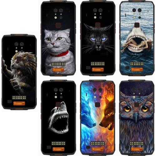 For Oukitel WP7 Case Wolf Silicon TPU Fundas for Oukitel WP 7 Shell Bag Phone Cases forOukitel W P 7 wp7 Coque Funda Cat Animal