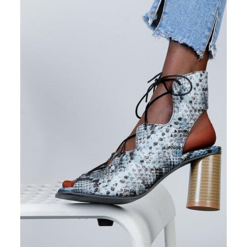 Женские туфли с открытым носом ENMAYER China At AliExpress