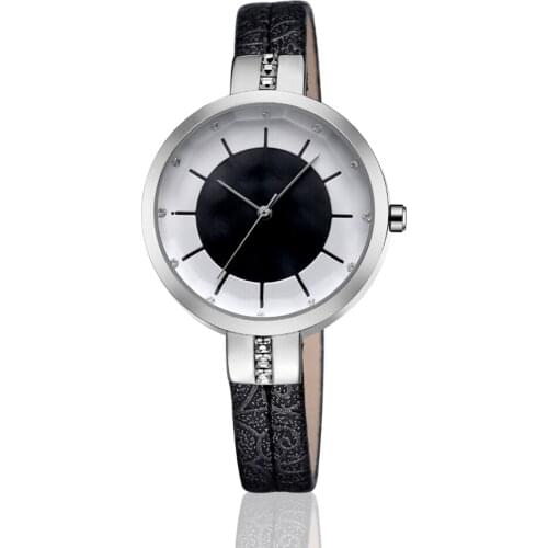 Fashon women brand watches leather strap casual wristwatches NO.2
