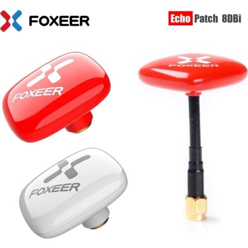 Foxeer Echo Patch Antenna 8DBi 5.8GHz RHCP LHCP SMA Mini FPV Antenna 21.7mm/160mm for Rc Racing Drone
