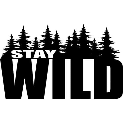 Forest Car Sticker Windshield Bumper Motorcycle Decal High Quality KK Vinyl Cover Scratches Waterproof PVC 10cm X 15cm