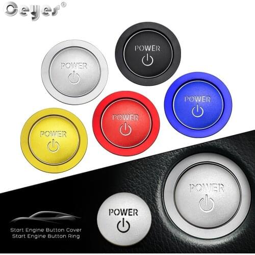 Auto Stickers For Lexus For Toyota Prius Highlander Camry Car Engine Push Start Stop Button Ring Cover Cap Interior Accessories
