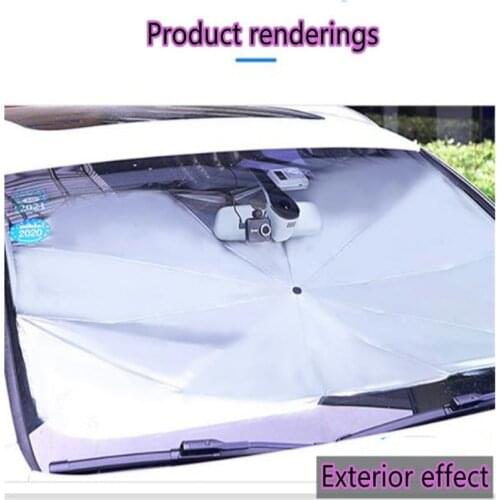 NEW!! Automotive Parasol Vehicle Front Sunshade Glass Cover Sun-Proof, Heat-Insulating And Sun-Shading Curtains