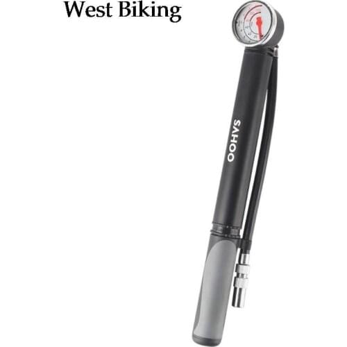 Portable Mini Bicycle Pump, Pump Bike, Bike Pumps with Glueless Puncture Repair , Fits Presta & Schrader for Road, MTB