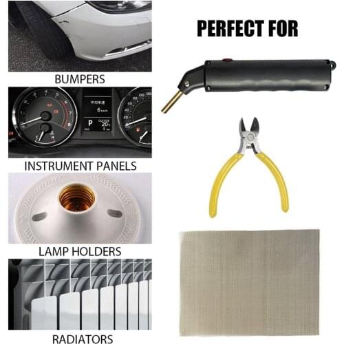 Professional Hot Stapler Plastic Repair System Welding Gun Bumper Fairing Auto Body Tool Plastic Welder Staple Soldering Iron