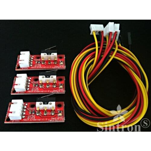 [SINTRON] 3 pcs Mechanical Endstop Module V1.2 for 3D Printer RAMPS 1.4 RepRap Prusa i3,Free Shipping