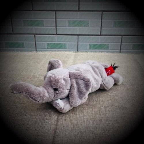Next grey elephant baby comforter soft plush toy 8"
