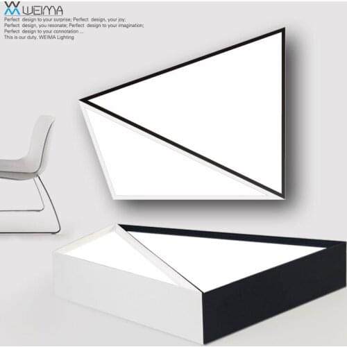 Modern LED geometric ceiling lamp triangle Art Corridor balcony simple kitchen bedroom lamp