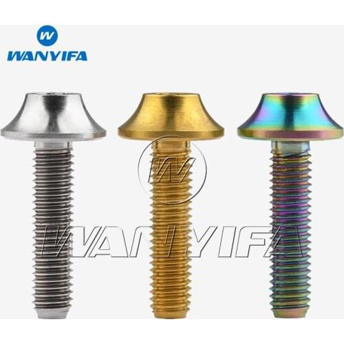 Titanium Ti Bolt M5x20mm Button Head Torx Bicycle Bike Screw pack of 6