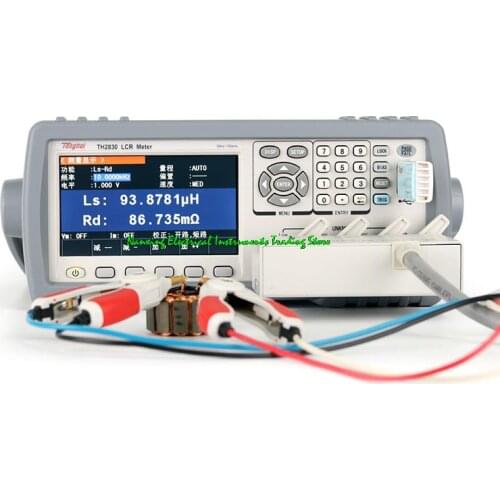 Tonghui TH2830 handheld LCR Meter 0.05% accuracy test signal frequency 50Hz-100kHz,34 points