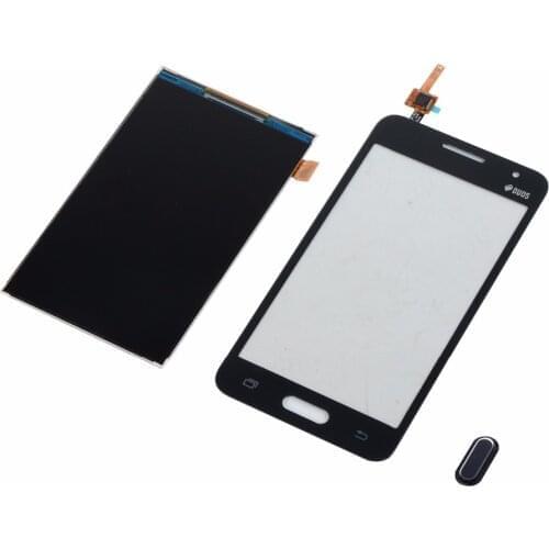 For Samsung Galaxy Core Prime G360 G360H G360F G361 G361H G361F LCD Display Touch Screen Digitizer Sensor+Home Button+Adhesive